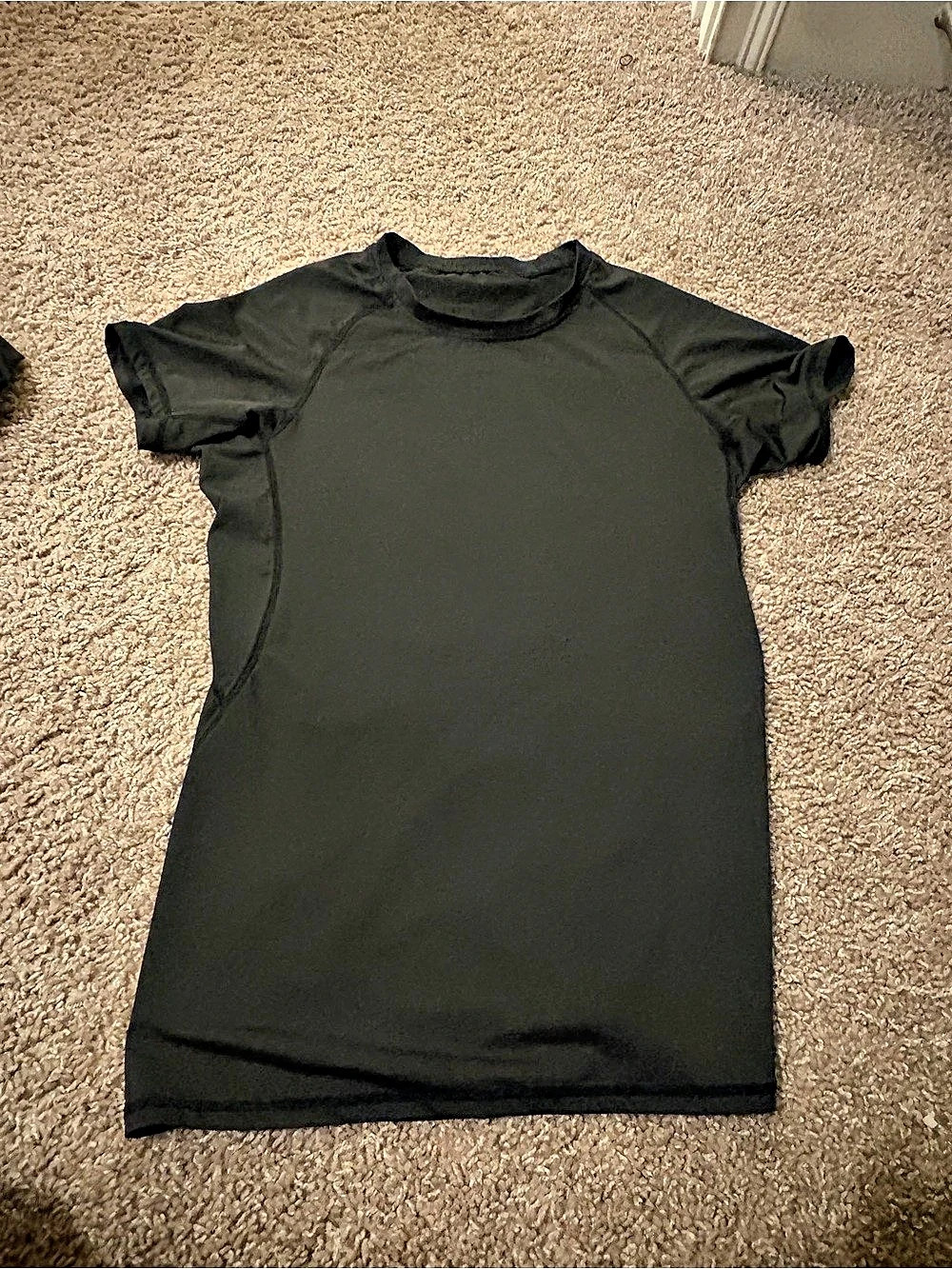 Black Short Sleeve Compression shirt